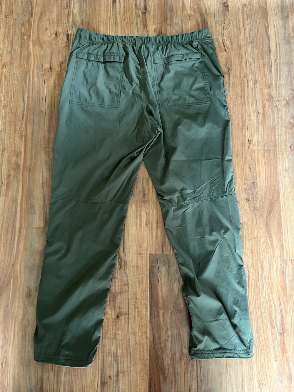 REI Nylon & Spandex Army Green Lightweight Hiking Camping Pants Size 14 - Picture 4 of 15